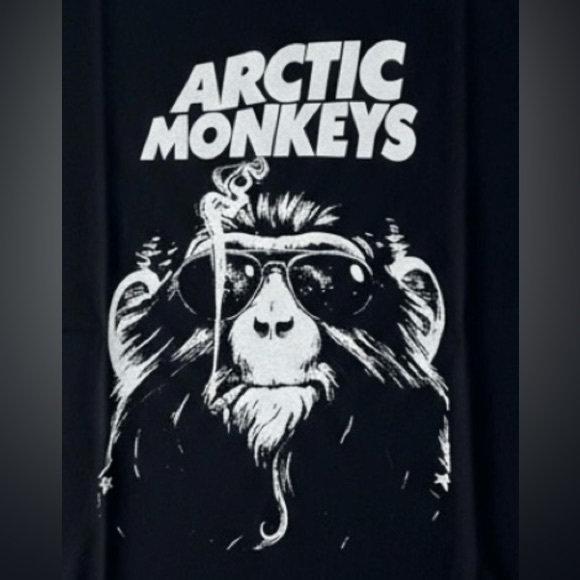 Black Arctic Monkeys Graphic T-Shirt - Picture 2 of 4